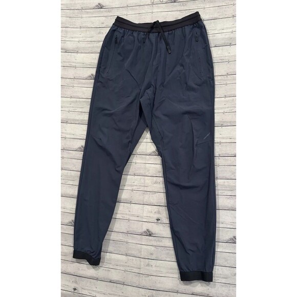 HILL CITY Mens Jogger Pant Sz Medium Blue Tech Athletic Performance Drawstring - Picture 5 of 16